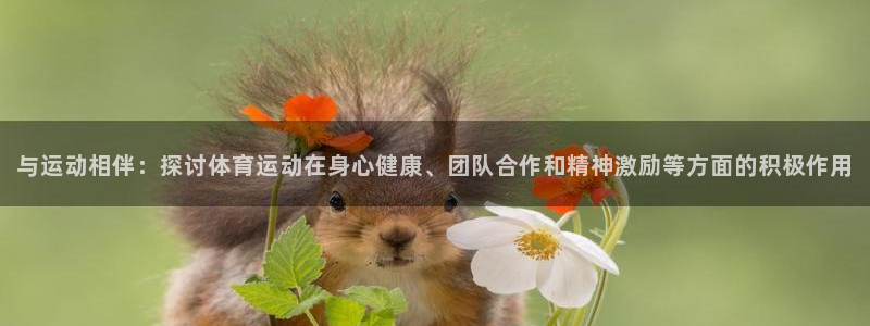 bbin视讯下：与运动相伴：探讨体育运动在身心健康、团队合作和精神激励等方面的积极作用