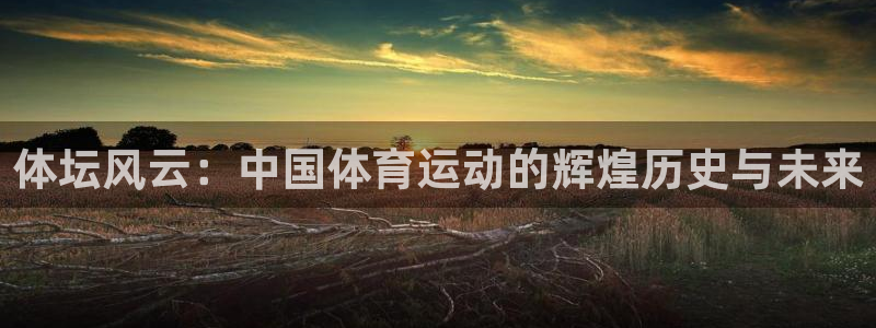 bbin视讯游戏平台：体坛风云：中国体育运动的辉煌历史与未来